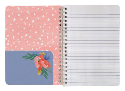 Carolina Pad Silver Lining 1-Subject Pocket Notebook, 5" x 7", College Ruled, 80 Sheets, Assorted Colors (35000)