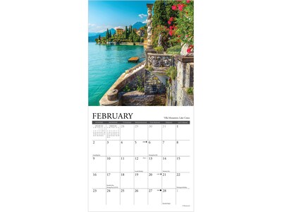 2025 Willow Creek Italy 7" x 7" Monthly Wall Calendar (49150)