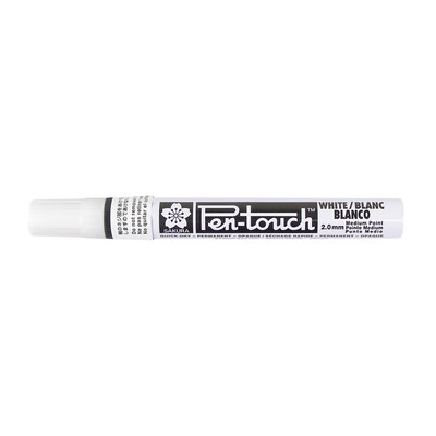 Sakura Pen-Touch Washable Water-Based Markers, White, 6/Pack (SAK42500-6)