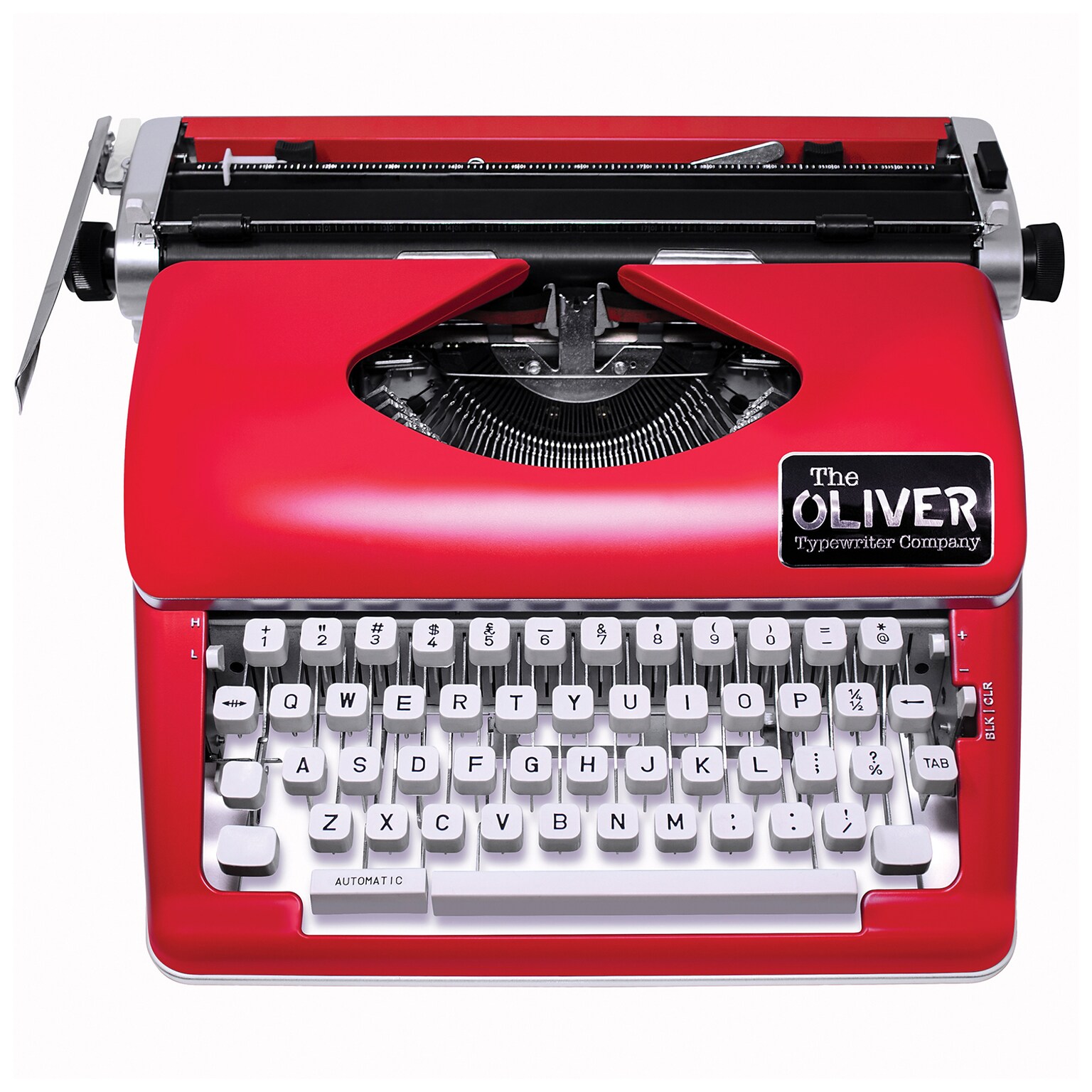 The Oliver Typewriter Company Timeless Manual Typewriter, Red (OTTE-1636)