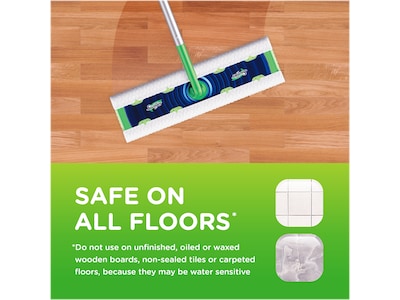 Swiffer XL Sweeper Wet Cloth, Fresh Scent, 12/Pack (74471)