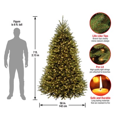 National Tree Company Dunhill Fir® Artificial Christmas Trees DUH3-300P-70