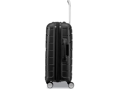 Samsonite Freeform 21.25" Hardside Carry-On Suitcase, 4-Wheeled Spinner, TSA Checkpoint Friendly, Black (78255-1041)