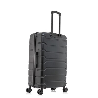 InUSA Trend 31.07" Hardside Suitcase, 4-Wheeled Spinner, Black (IUTRE00L-BLK)