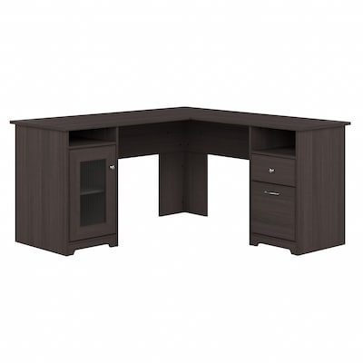 Bush Furniture Cabot 60W L Shaped Desk, Heather Gray (WC31730-03K)