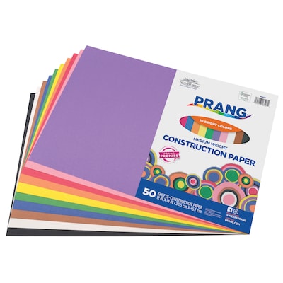Prang Medium Weight Construction Paper, 12x18 Inches, Violet, Pack