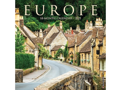 2025 Willow Creek Europe 12 x 12 Monthly Wall Calendar (42830)