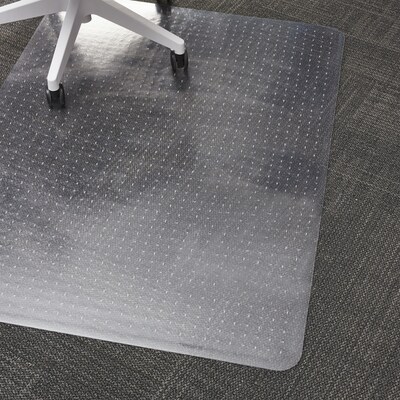 Quill Brand® Standard 36" x 48" Rectangular Chair Mat for Carpet, Resin (28593)