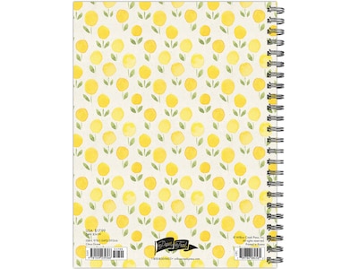 2024 Willow Creek Citrus Grove 6.5" x 8.5" Weekly & Monthly Planner, Yellow/Green (39366)