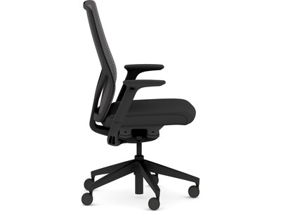 HON Flexion Fabric/Mesh Swivel Task Chair, Black (HFXT1.F0.STC.A.H.IM.CU10.NL.SB.T)