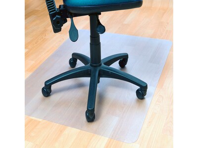 Ecotex Hard Floor Chair Mat, 36 x 48, Clear Marvec BioPVC (NRCMFLFS0002)