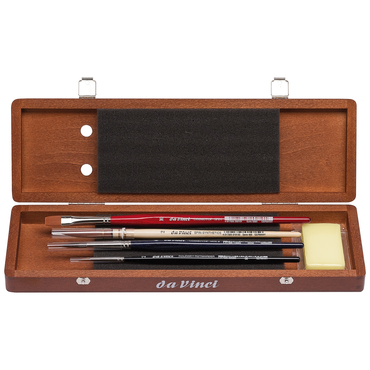 da Vinci Watercolor Synthetic Brush Set, 4 Brushes/Set (DVXVA52800)