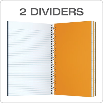 Oxford Earthwise 3-Subject Notebooks, 6" x 9.5", College Ruled, 150 Sheets (25-447R)