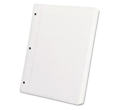 American Paper Wide Ruled Filler Paper, 8.5 x 11, 3-Hole Punched, 500 Sheets/Pack (130P)