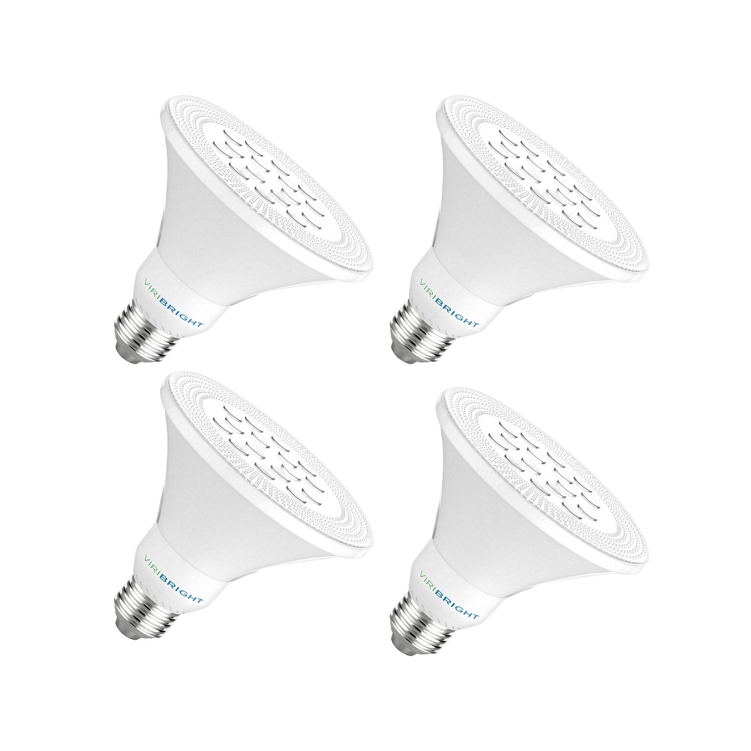 Viribright 9-Watt Daylight LED Floodlight Bulb, 4/Box (754609-4)