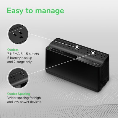 APC Smart-UPS, SmartConnect Remote Monitoring, Pure Sine Wave Backup & Surge Protection (SMT2200RM2UC)