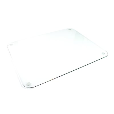 Floortex CraftTex Glass Craft Protector Mat, 20" x 36", Crystal Clear (FCCE2036G)