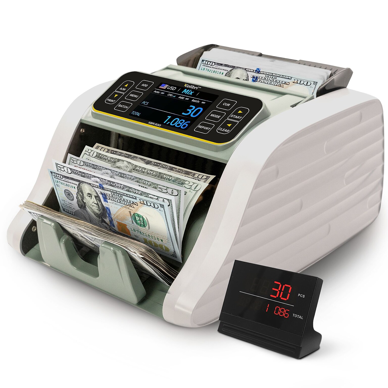 Kolibri Bill Counter, Light Gray (KBR-500)