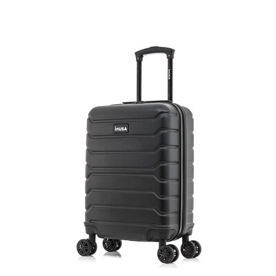 InUSA Trend 20.5" Hardside Carry-On Suitcase, 4-Wheeled Spinner, Black (IUTRE00S-BLK)