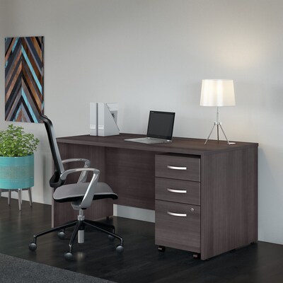 Bush Business Furniture Studio C 60"W Office Desk, Storm Gray (SCD260SG)