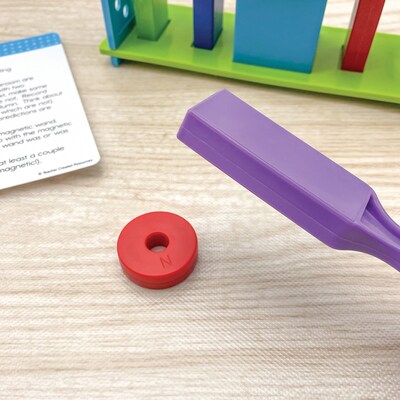 Teacher Created Resources Up-Close Science: Magnetic Wands, Rings & Discs Activity Set (TCR20369)