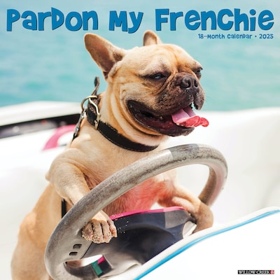 2025 Willow Creek Pardon My Frenchie 12 x 12 Yearly Wall Calendar (46531)