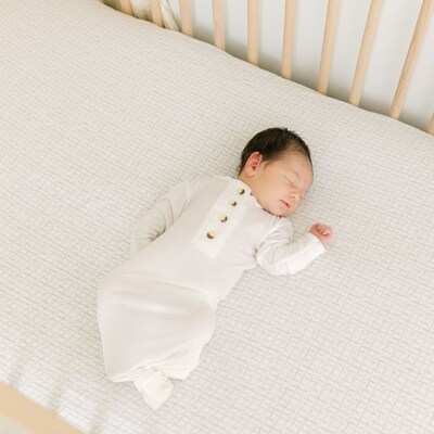 Cane Baby Cove Fitted Crib Sheet, Hashtag (BC-160CFS-2)