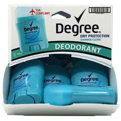 Degree Advanced 72H Shower Clean Antiperspirant for Women, 0.5 oz Stick, 12 Sticks/Dispensit Box, 12