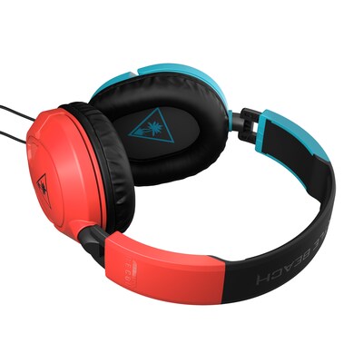 Turtle Beach Recon 50 Gaming Headset for Nintendo Switch, Red/Blue (TBS-8150-05)