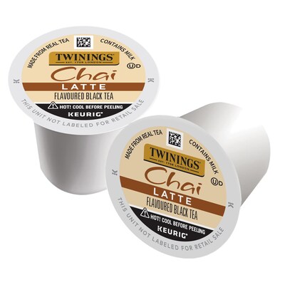 Twinings Chai Latte Black Tea, Keurig® K-Cup® Pods, 22/Box (TNA78919)