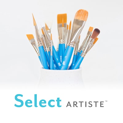 Princeton Select Artiste Mixed Media Synthetic Brush Set No. 23, 7/Set (PBXP3750SET123)