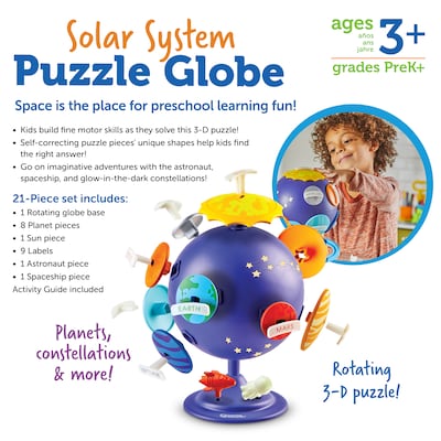 Learning Resources Solar System Puzzle Globe (LER3320)