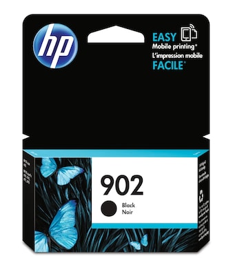 HP 902 Black Standard Yield Ink Cartridge (T6L98AN#140), print up to 300 pages