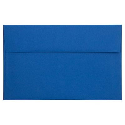 JAM Paper A10 Invitation Envelope 6 x 9 1/2, Presidential Blue, 25/Pack (563916912)