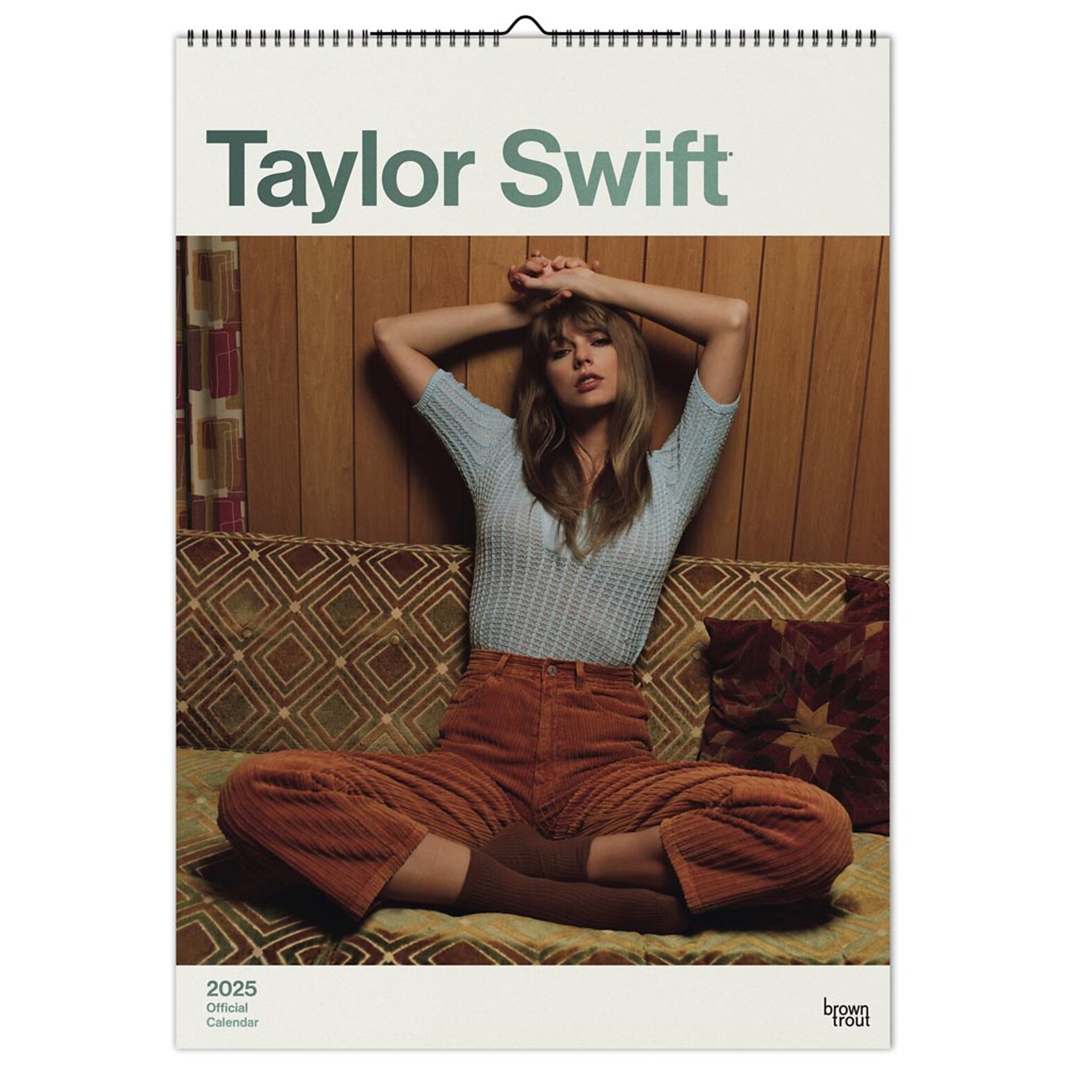 2025 BrownTrout Taylor Swift 11.7 x 16.5 Monthly Wall Calendar (9798330700011)