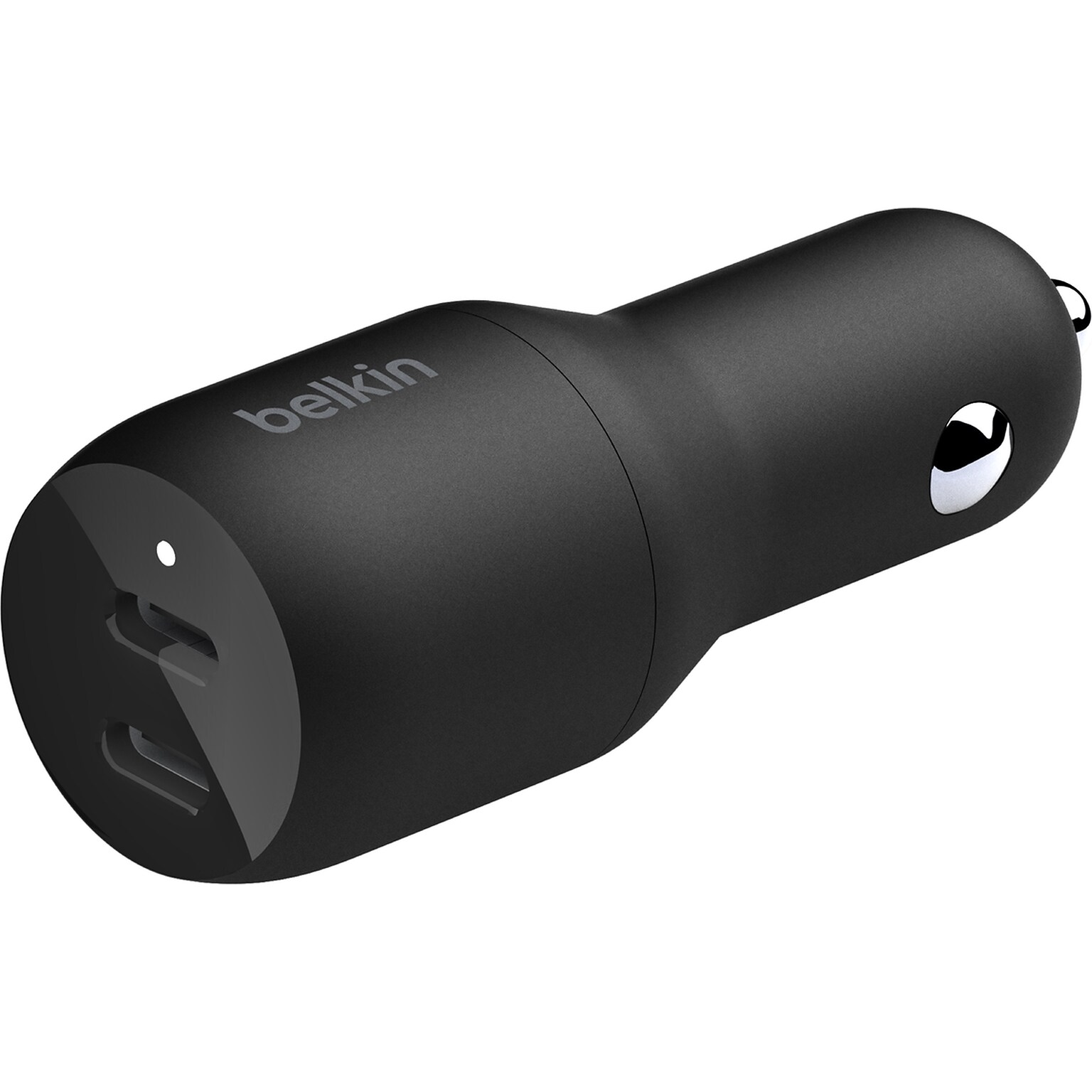 Belkin BoostCharge USB-C Car Charger, Black (CCB002BTBK)