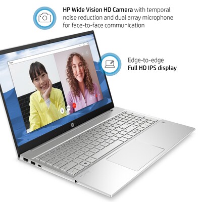 HP Pavilion 15.6" Laptop, Intel Core i5-1235U, 12GB Memory, 256GB SSD,  Windows 11 (68T79UA#ABA) | Quill.com