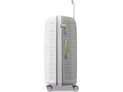 Samsonite Freeform 31.1" Hardside Suitcase, 4-Wheeled Spinner, TSA Checkpoint Friendly, White/Gray (78257-4744)