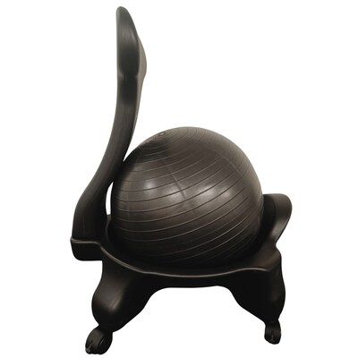 Bintiva Stability Ball Chair, Adult, Black (BNVBLCHRBLK)