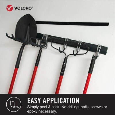 Velcro® Brand Industrial Strength 2 x 15' Hook & Loop Fastener Roll, Black  (90197)