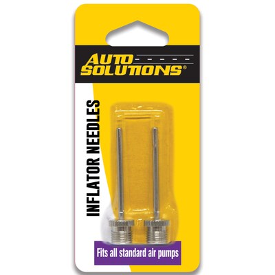 Auto Solutions All Purpose Inflator Needles, 2 Needles/Pack, 12 Packs/Box, 12 Boxes/Carton (14344)