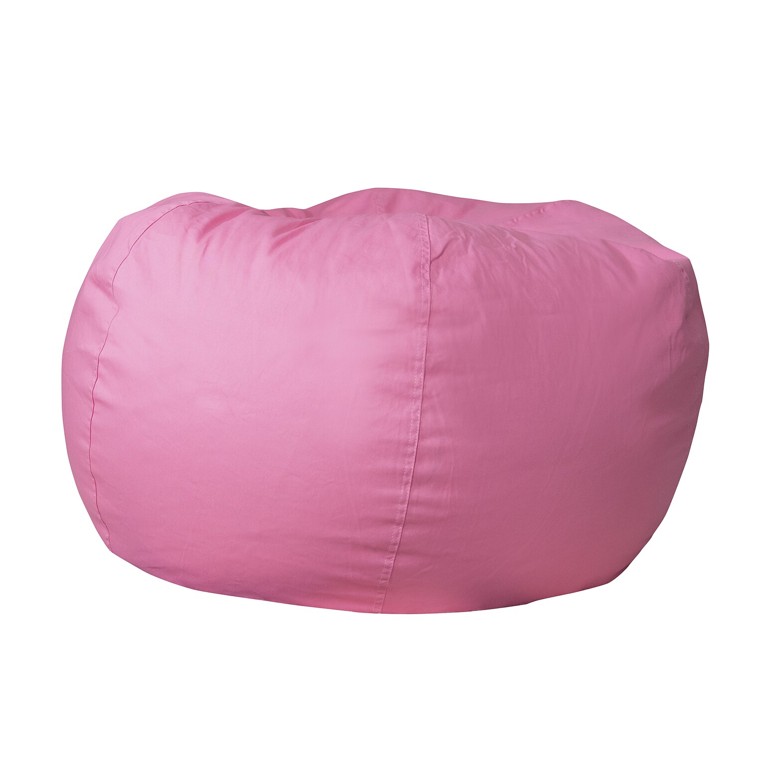 Flash Furniture Cotton Twill Bean Bag Chair, Light Pink (DGBEANLGSLDPK)