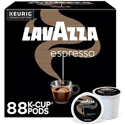 Lavazza Perfetto Espresso Coffee Keurig® K-Cup® Pods, Dark Roast, 88/Carton (6000CT)