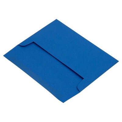 JAM Paper A10 Invitation Envelope 6" x 9 1/2", Presidential Blue, 50/Pack (563916912I)