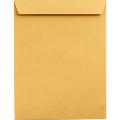 LUX Open End Kraft Catalog Envelope, 13 x 17, Brown, 50/Pack (85739-50)