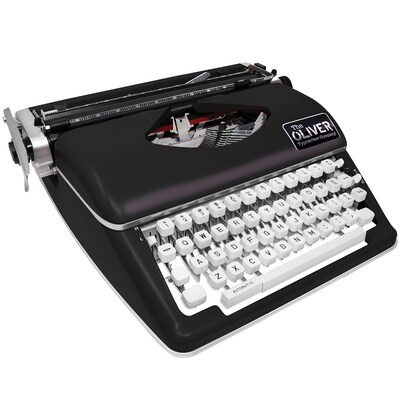 The Oliver Typewriter Company Timeless Manual Typewriter, Black (OTTE-1633)