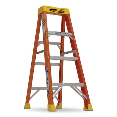 Werner 4 Fiberglass Step Ladder, 300 lbs. Capacity (6104)