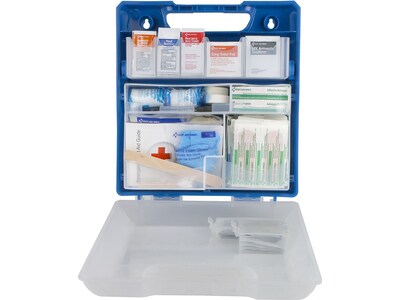 First Aid Only QuickTreat First Aid Kit, Plastic Case, 50 People, 370 Pieces (91407)