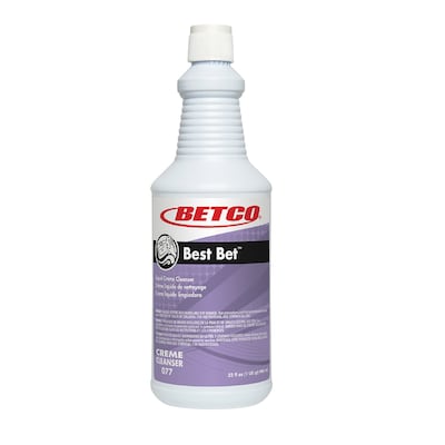 Betco Best Bet Abrasive Creme Cleanser, 32 oz., 12 Bottles/Carton (771200X)