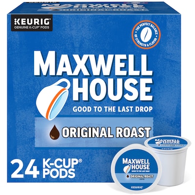 Maxwell House Original Roast Coffee Keurig® K-Cup® Pods, Medium Roast, 24/Box (5469)